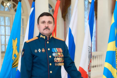 ПОЗДРАВЛЕНИЕ НАЧАЛЬНИКА ЦЕНТРАЛЬНОГО ДОМА  РОССИЙСКОЙ АРМИИ ИМЕНИ М.В. ФРУНЗЕ ВАСИЛИЯ МАЗУРЕНКО С 80-ЛЕТИЕМ ВЕЛИКОЙ ПОБЕДЫ