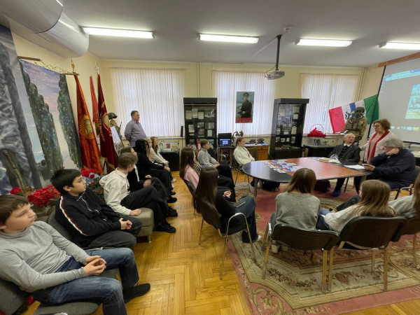 ЦДРА ОРГАНИЗОВАЛ УРОК МУЖЕСТВА В МОСКОВСКОЙ ШКОЛЕ