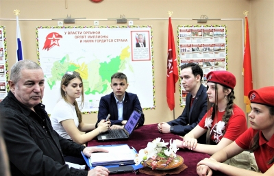 ЦЕЛЬ РАБОЧЕЙ ПОЕЗДКИ: ЧТОБЫ ДВИЖЕНИЕ &laquo;ЮНАРМИЯ&raquo;  РАЗВИВАЛОСЬ И КРЕПЛО