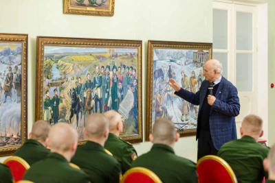 ЖИВОПИСИ УЧИЛСЯ У ХУДОЖНИКА-ФРОНТОВИКА: В ЦДРА ПРОШЕЛ ВЕЧЕР-ВСТРЕЧА С ЗАСЛУЖЕННЫМ ХУДОЖНИКОМ РФ ВИКТОРОМ БУСКИНЫМ