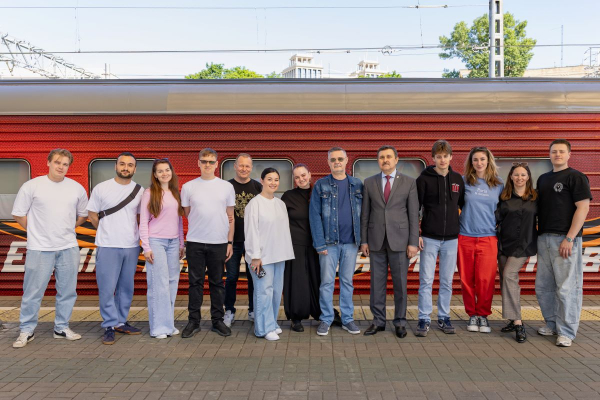 ИЗ МОСКВЫ В БЕЛАРУСЬ СТАРТОВАЛ АГИТПОЕЗД &laquo;ЕДИНСТВО В ПАМЯТИ. СИЛА В ПОДВИГЕ!&raquo;