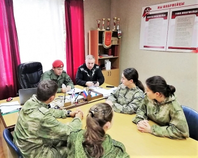 РАБОЧАЯ ПОЕЗДКА ВО ВЛАДИКАВКАЗ К ЮНАРМЕЙЦАМ