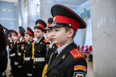 МОСКОВСКИЕ ШКОЛЬНИКИ ПРИНЯЛИ КЛЯТВУ КАДЕТА В ЦЕНТРАЛЬНОМ ДОМЕ РОССИЙСКОЙ АРМИИ