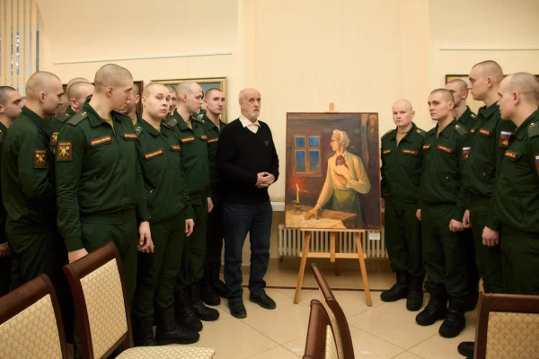 ВЫСТАВКА РАБОТ ЗАСЛУЖЕННОГО ХУДОЖНИКА РФ ВЛАДИМИРА ВОЛКОВА ПОСВЯЩЕНА ГОРОДУ ВОИНСКОЙ СЛАВЫ БРЯНСКУ